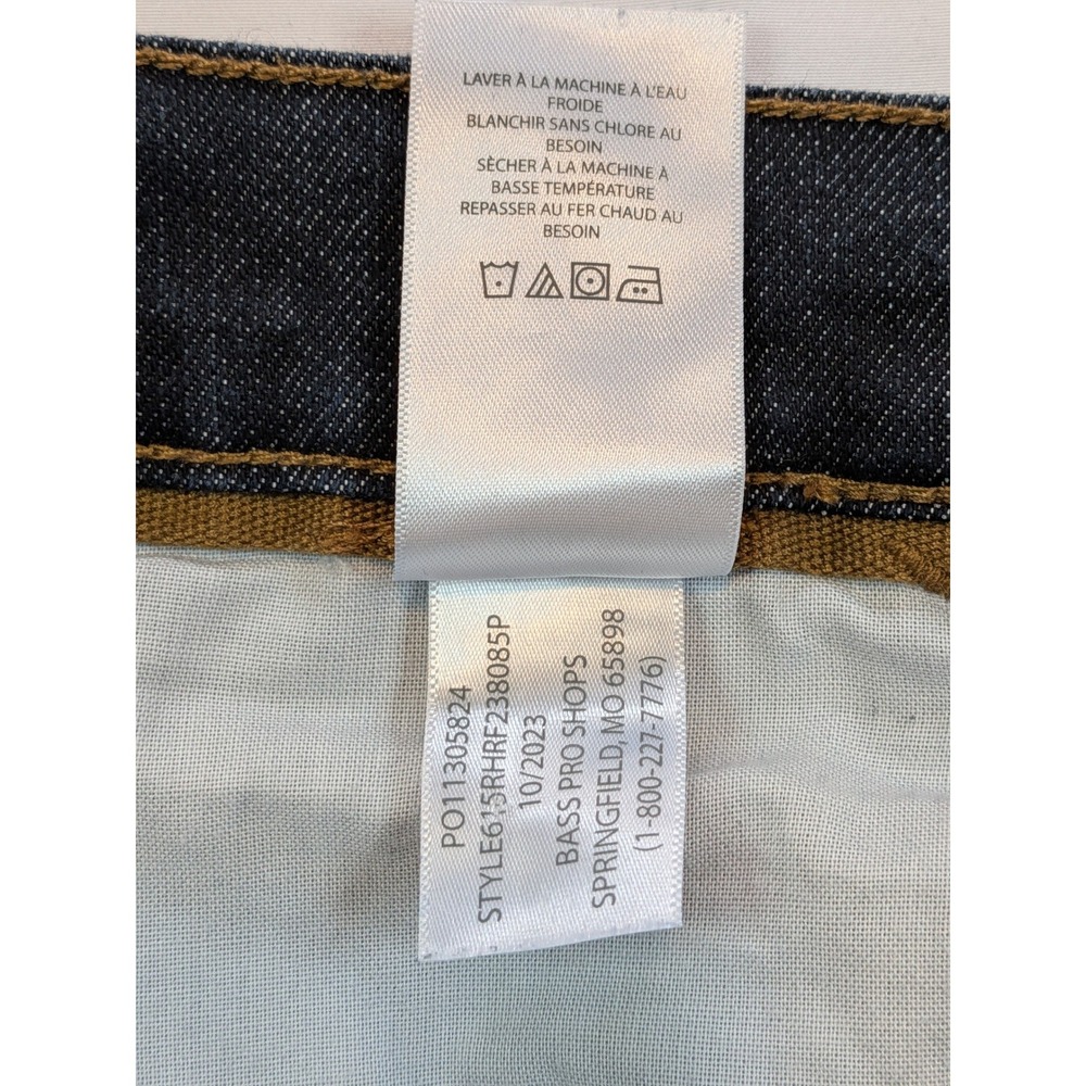 Redhead Ranch Ranch Fit Boot Cut Jeans 35x34 Dark Indigo Stretch - Picture 11 of 12